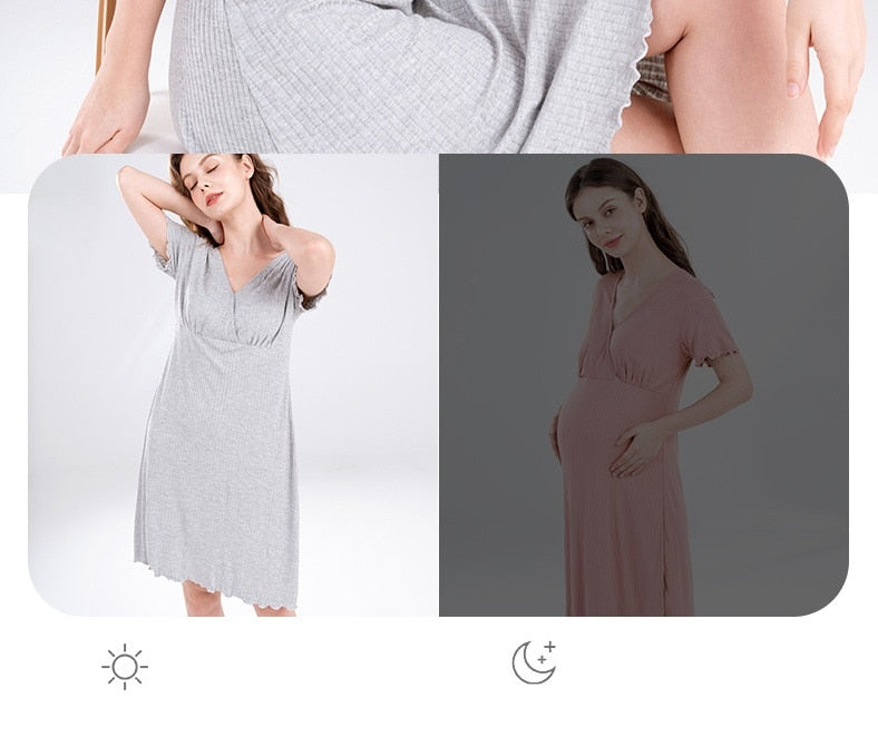 Nova Maternity and Nursing Sleep Dress